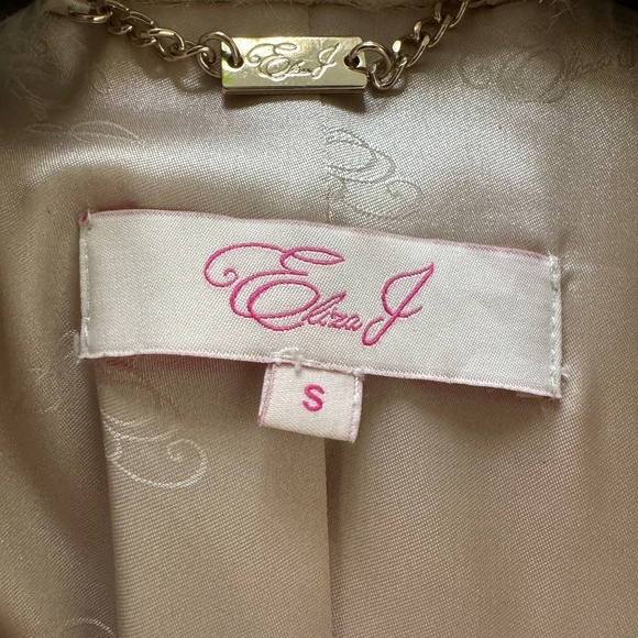 Eliza J Cream Textured Coat - Picture 3 of 3